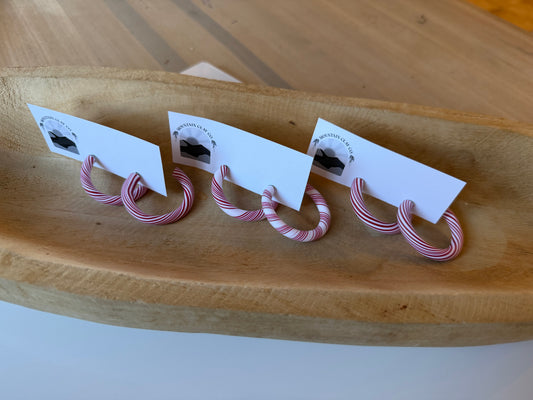 Candy cane Hoops