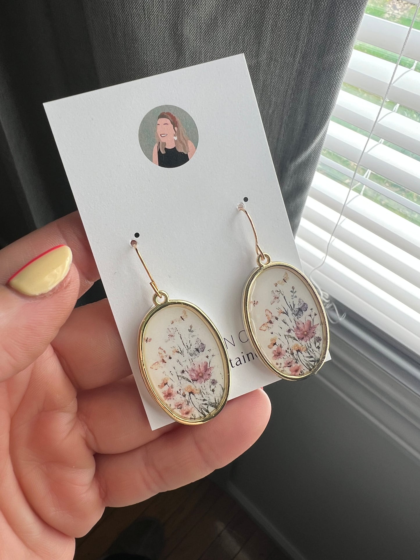 Resin Floral Butterflies