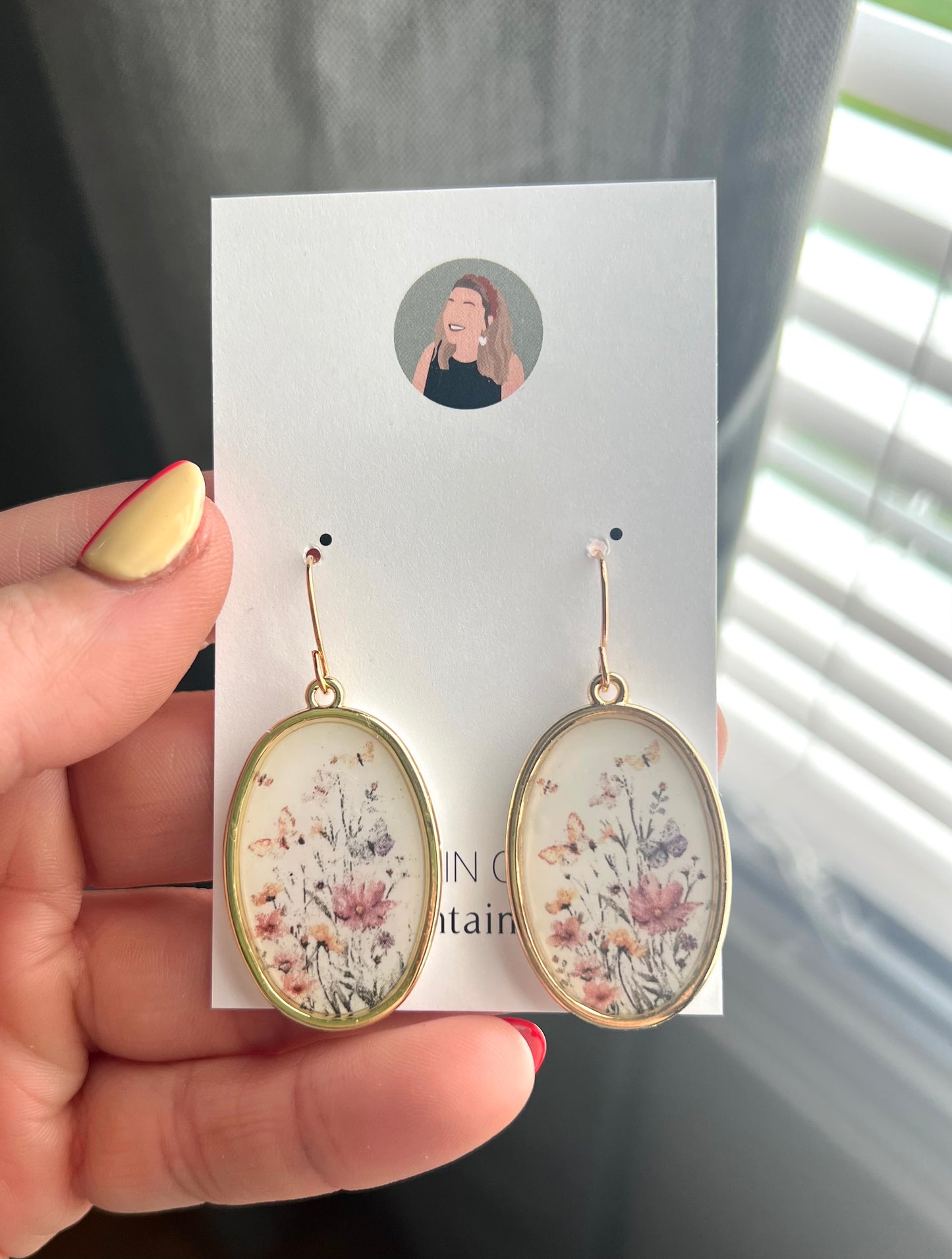 Resin Floral Butterflies